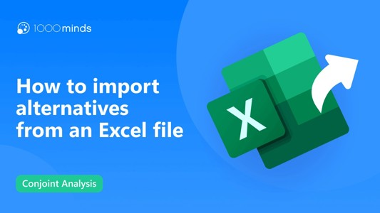 How to import alternatives from an Excel file