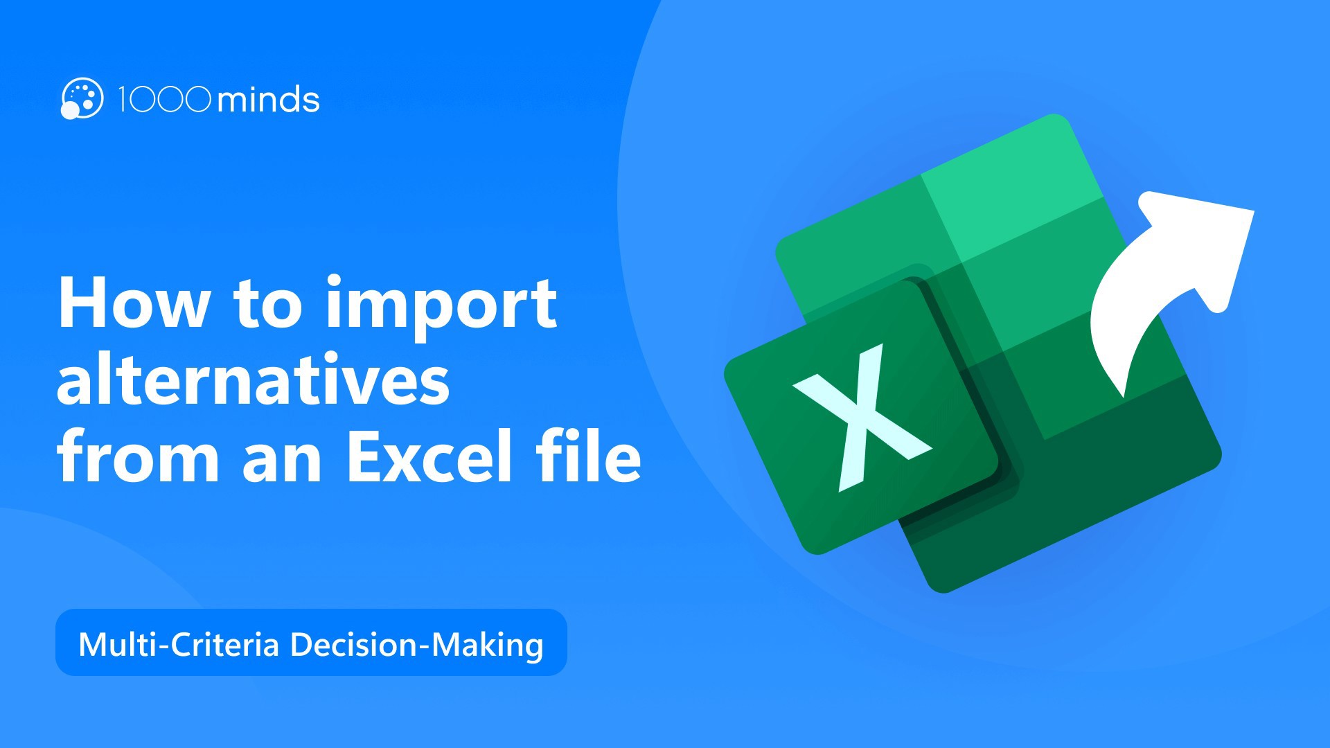 How to import alternatives from an Excel file